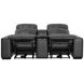 Ferrara Black Leather Zero Gravity Power Reclining Living Room Set with Power Headrest and USB Charging