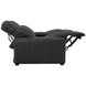 Ferrara Black Leather 87" Zero Gravity Power Reclining Console Loveseat with Power Headrest and USB Charging
