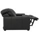 Ferrara Black Leather 87" Zero Gravity Power Reclining Console Loveseat with Power Headrest and USB Charging