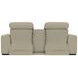 Ferrara Smoke Leather 87" Zero Gravity Power Reclining Console Loveseat with Power Headrest and USB Charging