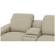 Ferrara Smoke Leather 87" Zero Gravity Power Reclining Console Loveseat with Power Headrest and USB Charging