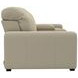 Ferrara Smoke Leather 87" Zero Gravity Power Reclining Console Loveseat with Power Headrest and USB Charging