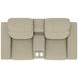 Ferrara Smoke Leather 87" Zero Gravity Power Reclining Console Loveseat with Power Headrest and USB Charging