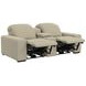 Ferrara Smoke Leather 87" Zero Gravity Power Reclining Console Loveseat with Power Headrest and USB Charging