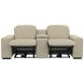 Ferrara Smoke Leather 87" Zero Gravity Power Reclining Console Loveseat with Power Headrest and USB Charging