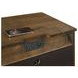 Andover Walnut 2 Drawer Nightstand with USB Charging