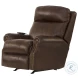 Vito Brown Rocker Power Recliner with Power Headrest And Lumbar