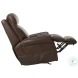 Vito Brown Rocker Power Recliner with Power Headrest And Lumbar