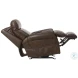 Vito Brown Rocker Power Recliner with Power Headrest And Lumbar
