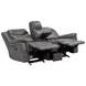Conrad Gray Reclining Loveseat