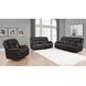 Greer Dark Brown Reclining Sofa