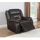 Greer Dark Brown Swivel Glider Recliner