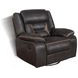 Greer Dark Brown Swivel Glider Recliner