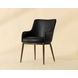 Winslow Bravo Black Upholstered Dining Armchair
