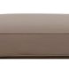 Arden Taupe Leather Upholstered Rectangular Ottoman