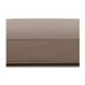 Arden Taupe Leather Upholstered Rectangular Ottoman