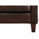 Arden Chestnut Leather Upholstered Accent Chair