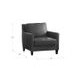 Arden Quartz Leather Upholstered Accent Chair
