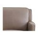 Arden Taupe Leather Upholstered Accent Chair