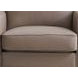 Arden Taupe Leather Upholstered Accent Chair