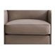 Arden Taupe Leather Upholstered Accent Chair