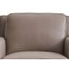 Arden Taupe Leather Upholstered Accent Chair