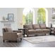 Arden Taupe Leather Upholstered Accent Chair