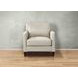 Arden Vanilla Leather Upholstered Accent Chair