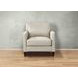 Arden Vanilla Leather Upholstered Accent Chair