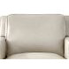 Arden Vanilla Leather Upholstered Accent Chair