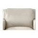 Arden Vanilla Leather Upholstered Accent Chair