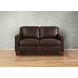 Arden Chestnut Leather 60" Loveseat