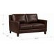 Arden Chestnut Leather 60" Loveseat