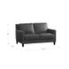 Arden Quartz Leather 60" Loveseat