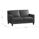 Arden Quartz Leather 60" Loveseat