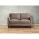 Arden Taupe Leather 60" Loveseat