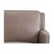 Arden Taupe Leather 60" Loveseat