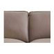 Arden Taupe Leather 60" Loveseat