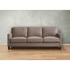 Arden Taupe Leather 86" Sofa