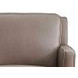 Arden Taupe Leather 86" Sofa