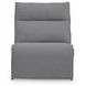 Modmax II Salt and Pepper Performance Fabric 7 Piece Modular Power Reclining Sectional with USB Charging
