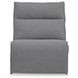 ModMax II Salt and Pepper Performance Fabric 7 Piece Modular Power Reclining Sectional with USB Charging