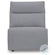Modmax Salt And Pepper Performance Fabric Power Reclining Sofa Sectional