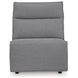 ModMax II Salt and Pepper Performance Fabric 7 Piece Modular Power Reclining Sectional with USB Charging