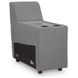 ModMax II Salt and Pepper Performance Fabric 7 Piece Modular Power Reclining Sectional with USB Charging