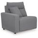 Modmax II Salt and Pepper Performance Fabric 7 Piece Modular Power Reclining Sectional with USB Charging