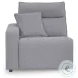 Modmax Salt And Pepper Performance Fabric Power Reclining Sectional