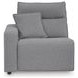 ModMax II Salt and Pepper Performance Fabric 7 Piece Modular Power Reclining Sectional with USB Charging