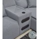 Modmax Salt And Pepper Performance Fabric Power Reclining Sofa Sectional