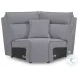 Modmax Salt And Pepper Performance Fabric 6 Piece Power Reclining Sectional with LAF Chaise